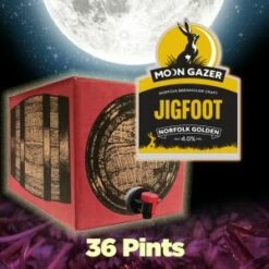 Moon Gazer Jigfoot Golden Ale 36 Pint Polypin