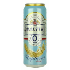 Baltika 0 Non Alcoholic Unfiltered Wheat Can