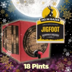 Moon Gazer Jigfoot Golden Ale 18 Pint Demipin