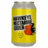 Three Wise Birds Hawkeye Nectarine Cider Can